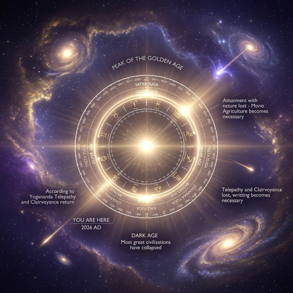 The Cycle of the Ages — Yugas, Great Year, and the precessional movement through the Zodiac
